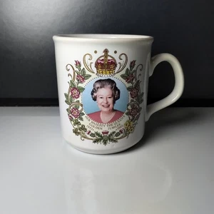 Taza de colección taza de café Her Majesty The Queen ́s Golden Jubilee Queen Elizabeth II - Imagen 1 de 4