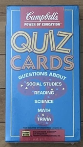 Vintage Campbell’s Power of Education Quizkarten NEU VERSIEGELT - Homeschool - Bild 1 von 5