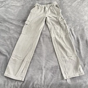 Zara Women's Cargo Pants Relaxed Fit Beige Utility Style Trendy Fashion Casual 2 - Picture 1 of 12