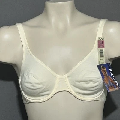 Jockey Y2K Seamless Cup Bra 34B Cream Unlined Underwired  - Image 1 of 4