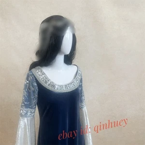 The Lord of the Rings Evenstar Arwen Cosplay Dress Costume Adult - Picture 1 of 8