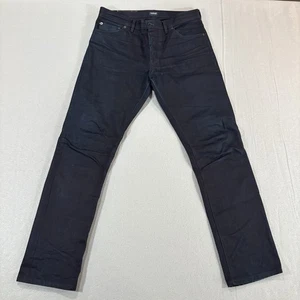 Edle Truman Selvedge Button Fly Made in USA Jeans Herren 34x31 Raw Dunkelblau - Bild 1 von 16