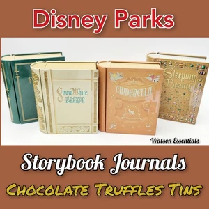 NEW 2025 Disney Parks Storybook Keepsake Chocolate Tin Princess Journal Replica - Picture 1 of 15