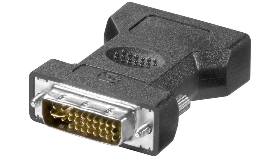 Adapter analogowy DVI-I/VGA, pozłacany - Połączenie typu Wtyk DVI-I Dual Link (2 - Bild 1 von 1
