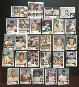 1973 Topps New York Yankees Team Set lot (28) Thurman Munson, Sparky - High #'s - Picture 1 of 22