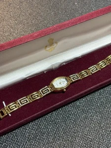 Vintage Ladies Premier Design Watch Gold Tone W/Case,Link,Paperwork Women’s - Picture 1 of 17