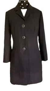 Gianni Versace-VERSUS Vintage Button Front Wool Jacket/Coat-Italy-Beautiful!-S - Picture 1 of 13