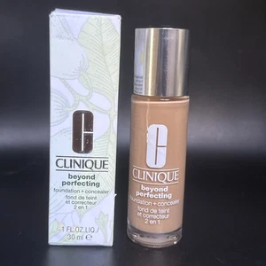 WN76 Toasted Wheat ~ Base Clinique Beyond Perfecting + Corrector 1 oz 30 ml Nuevo en caja - Imagen 1 de 6