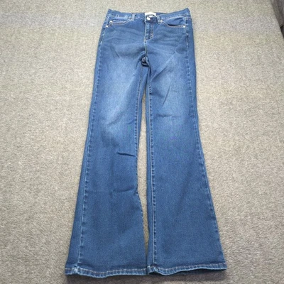 Nicole Miller Jeans Womens 8 Blue Soho High Rise Boot Cut Stretch Western Faded - Image 1 of 4