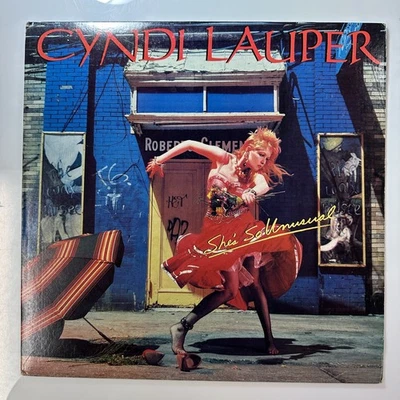 She’s So Unusual Record Vinyl Cyndi Lauper Portrait 38930 1983 Vintage Press Foto 1 de 4