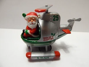 Enesco Ornament Santa Holly Copter - Picture 1 of 5