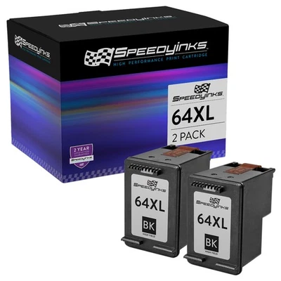 Ink Cartridge for HP 64XL N9J92AN High Yield (Black, 2-Pack) - Image 1 of 4
