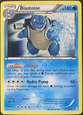 Blastoise 31/149 Boundaries Crossed Holo (See Photos) Pokémon Card - Image 1 of 3