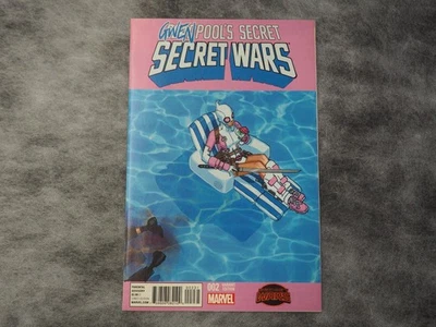 Deadpools Secret Secret Wars #2 VF/NM Variant  1st Cover App Gwenpool - Image 1 of 4