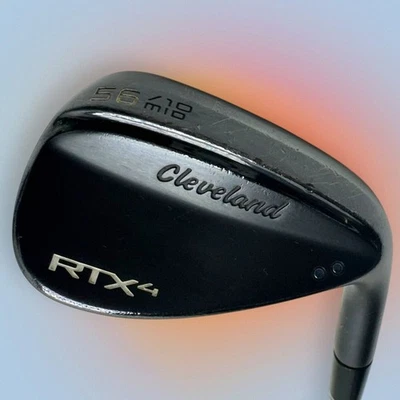 CLEVELAND RTX 4 56 - 10 BLACK SAND WEDGE GOLF CLUB RIGHT HAND STEEL STIFF - Image 1 of 3