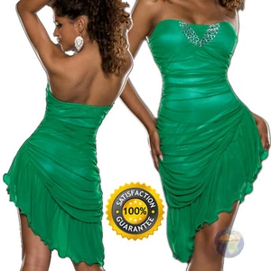 Abito da Donna LATINO AMERICANO Aperto VESTITO Lungo BALLO Festa DISCOTECA - Imagen 1 de 1
