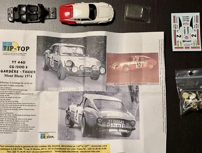 SIMCA CG 1200 S GARDÈRE-TISSIER RALLY BLANC 1974 1:43 TIP-TOP TT 440 Kit 1:43 - Immagine 1 di 4