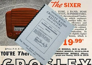 Receptores de radio Crosley modelos 40s,41s,42s,82,s manual del propietario - Imagen 1 de 1