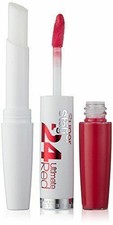 MAYBELLINE SUPERSTAY 24 HOUR LIP COLOR LIPSTICK BALM HOT CORAL (475) BOXED