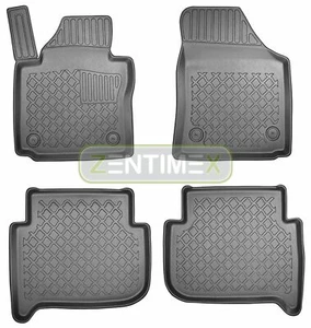 Design-3D-TPE-Gummifußmatten für VW Volkswagen Touran Trendline 1 1T Van Kombi A - Bild 1 von 12