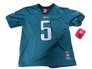 Reebok Donovan McNabb Philadelphia Eagles Jersey Boys Youth Large Green Home #5 - Picture 1 of 5