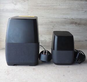 Pair of 2 Insignia Voice Smart Bluetooth Speakers NS-CSPGASP2 & NS-CSPGASP