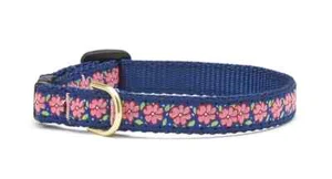 Small Breed Dog Collar, Leads & Harness Pink Garden By Up Country Made in USA - Picture 1 of 6