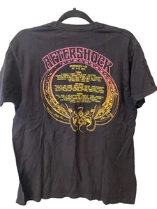 Aftershock Concert Tee Sacrament CA Size Large Black Cotton Graphic Band T Shirt - Picture 1 of 8
