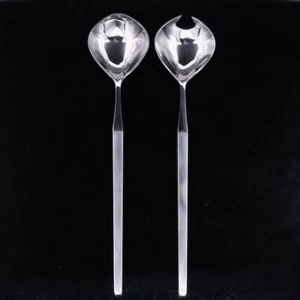 Hans Hansen. Silver Salad Serving Set - Linje - Picture 1 of 2