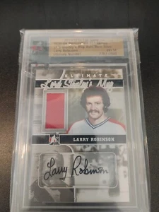 ITG Ultimate Memorabilia Larry Robinson Autograph Jersey Canadiens - Bild 1 von 3