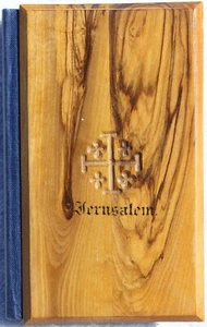 Vintage 1958 Mt. of Olives Edition Olive Wood Cover New Testament King James Ver - Picture 1 of 9