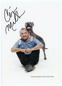 Cesar Millan Signed 5x7 Photo Card - Dog Whisperer TV Dog Trainer Expert - Picture 1 of 2