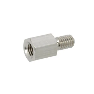 10X 2113X15 Distanzmuffe mit Gewinde Innengew: M8 15mm Außengew: M8 Nickel DREME - Picture 1 of 1