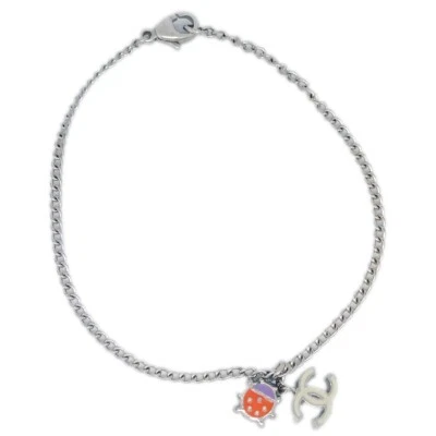 Chanel Silver Chain Ladybug Bracelet 04P 183216 - Image 1 of 4