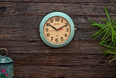 Navigation Maritime Seiko Wall Clock Vintage Nautical Industrial Ship clock - Image 1 of 4