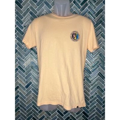 BOYS PEACH QUIKSILVER SHORT SLEEVE LOGO SOFT 100% COTTON T-SHIRT SIZE XL - Image 1 of 4