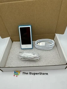 Apple iPod Nano 7. Gen 16GB blau (guter Zustand) + 1 JAHR CPS Garantie - Bild 1 von 4