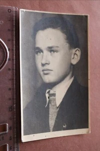 altes Foto - Portrait junger Mann - Pimpf - Bild 1 von 2