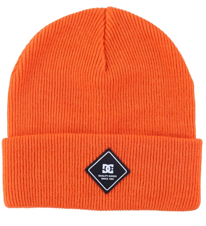 DC LABEL BEANIE - ORANGE - Image 1 of 1