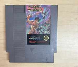NICE Vintage Wizards and Warriors NES Nintendo Video Game Rev A RPG - Picture 1 of 6