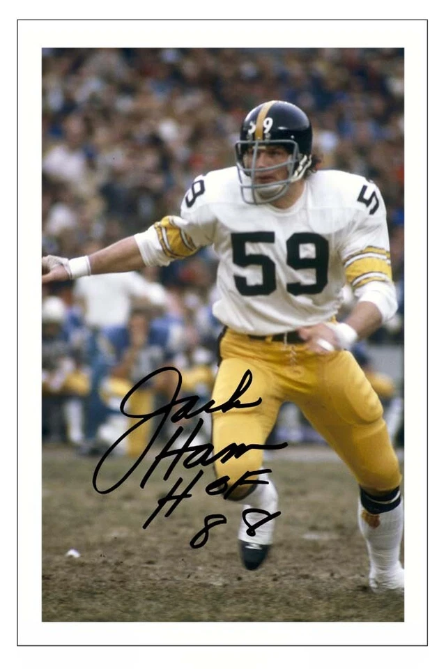 JACK HAM Signed Autograph PHOTO Fan Gift Signature Print PITTSBURGH STEELERS NFL - Image 1 of 1