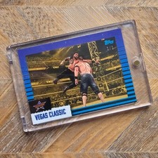 1/1 Gold WWE Topps 2021 John Cena Vs Roman Reigns Wrestling Card