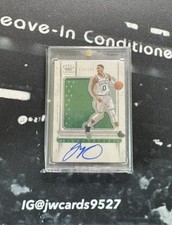 2017-18 PANINI CROWN ROYALE JAYSON TATUM SILHOUETTES RC PATCH AUTO /199