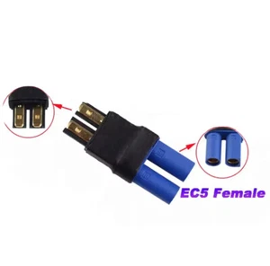 To Fit Traxxas TRX Male To EC5 Female Lipo Battery Adaptor Rc Car Plane Boat - Picture 1 of 1
