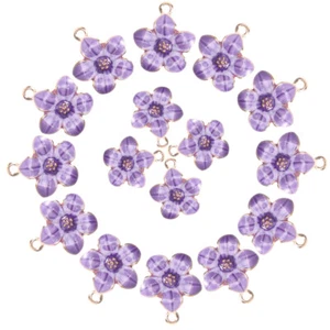50 Pcs Sakura Pendant Jewelry Hobby Charms for Making Dangle Bulk - Picture 1 of 12