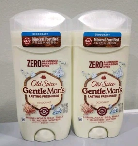 2-Old Spice GentleMan's Blend Deodorant Himalayan Sea Salt & Glacier Water 3 oz - Picture 1 of 2