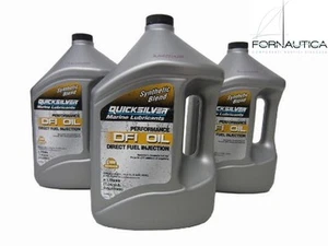 OLIO MISCELA QUICKSILVER DFI x OPTIMAX MOTORI FB A INIEZIONE 3 TANICHE DA 4lt - Foto 1 di 1