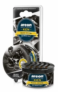 AREON Fiber Can Car Air Freshener 4-Pack (Black Ice/Black Crystal) - Picture 1 of 3