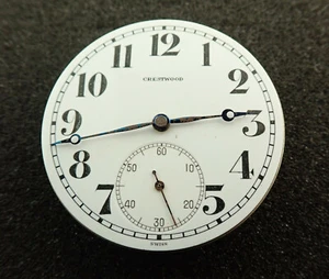 VINTAGE 16 SIZE R. GSELL & CO. "CRESTWOOD" POCKET WATCH MOVEMENT RUNNING CAL 19 - Picture 1 of 2