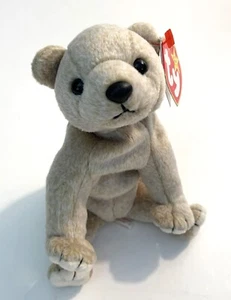 TY Beanie Baby ALMEND the Bear 1999 Peluche Original Retirado con Etiquetas Holograma - Imagen 1 de 13
